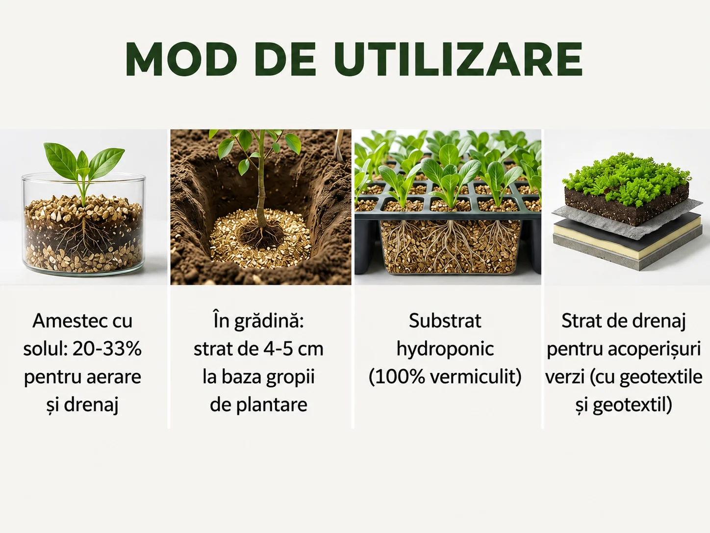 Vermiculit în utilizare horticolă
